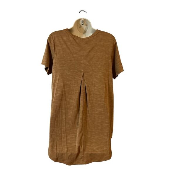 Mod Ref Women's Heathered Shirt V-Neck High-Low Hem Top Size Small Rust - Picture 2 of 6